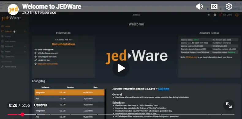 Screenshot jedware intro video